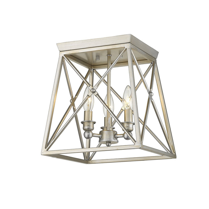 Z-Lite Trestle 447F11-AS Ceiling Light - Antique Silver