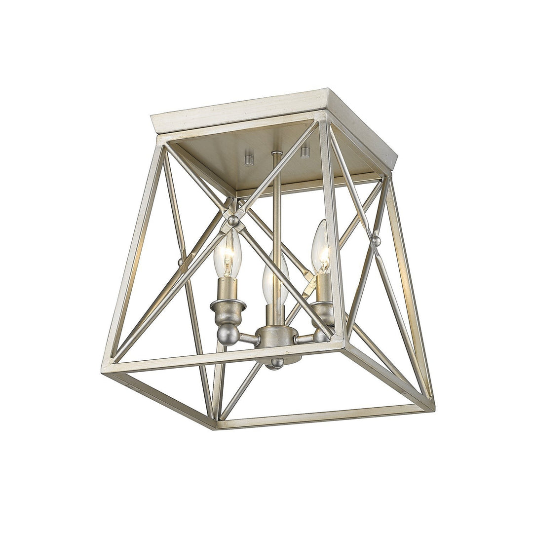 Z-Lite Trestle 447F11-AS Ceiling Light - Antique Silver