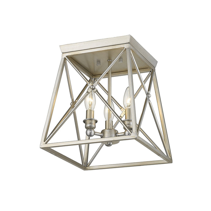 Z-Lite Trestle 447F11-AS Ceiling Light - Antique Silver