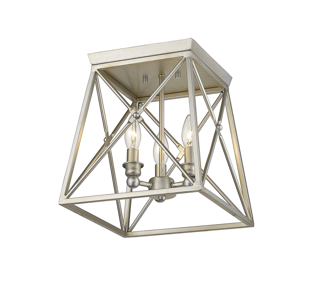 Z-Lite Trestle 447F11-AS Ceiling Light - Antique Silver