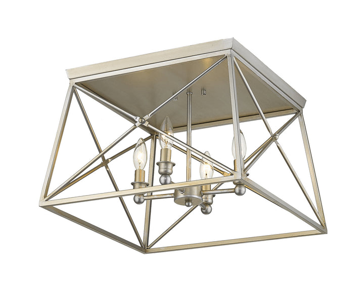 Z-Lite Trestle 447F18-AS Ceiling Light - Antique Silver