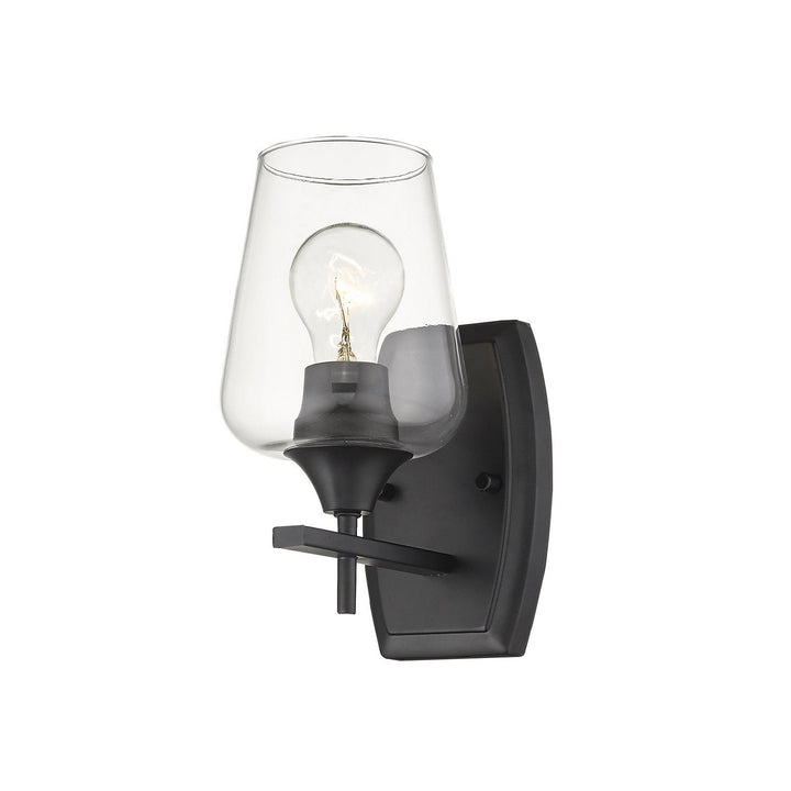 Z-Lite Joliet 473-1S-MB Wall Sconce Light - Matte Black