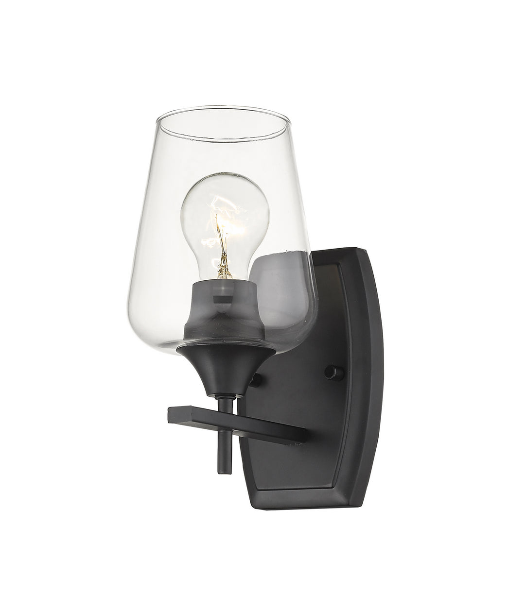 Z-Lite Joliet 473-1S-MB Wall Sconce Light - Matte Black