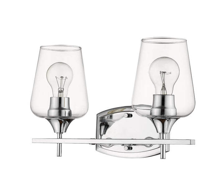 Z-Lite Joliet 473-2V-CH Bath Vanity Light 15 in. wide - Chrome