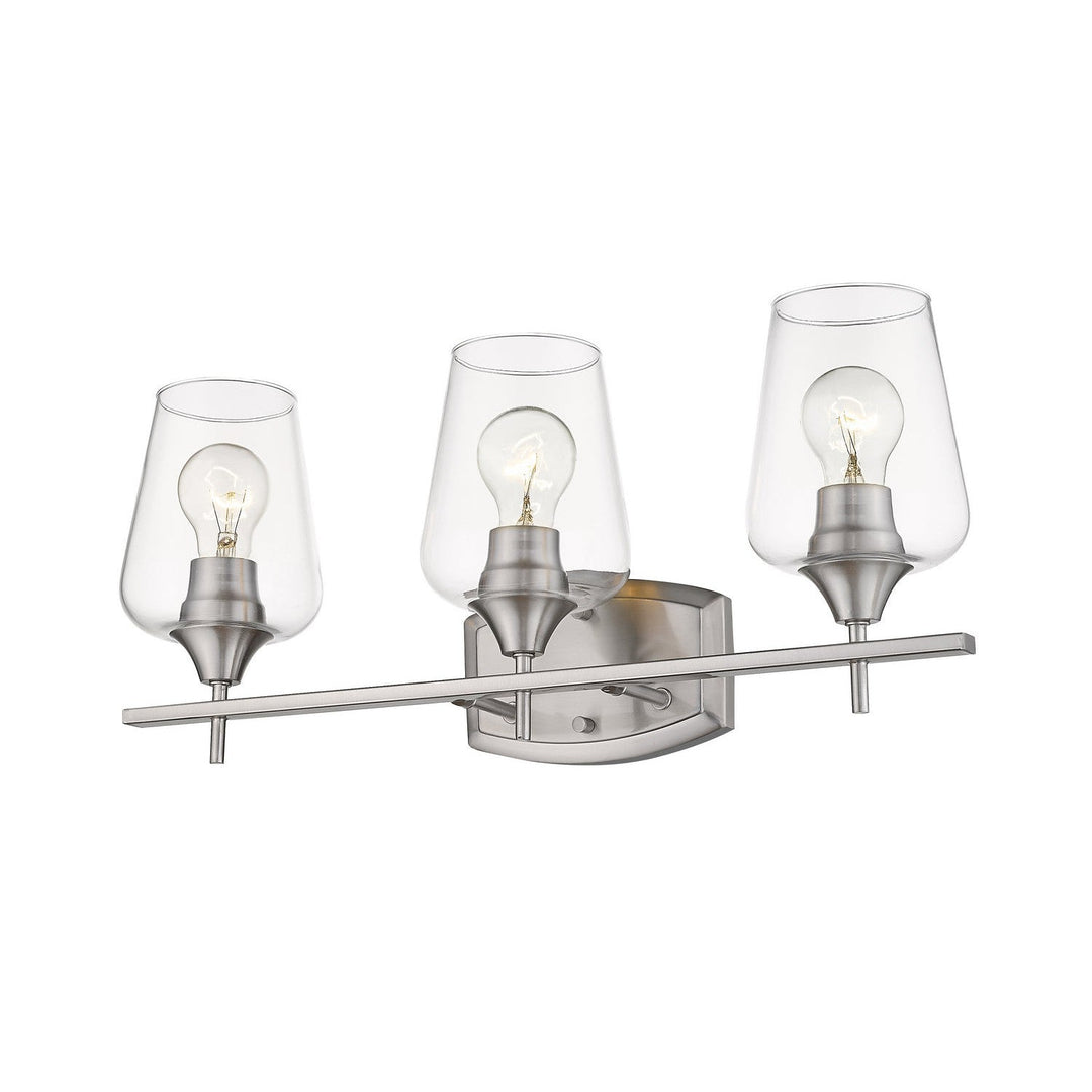 Z-Lite Joliet 473-3V-BN Bath Vanity Light 22 in. wide - Brushed Nickel