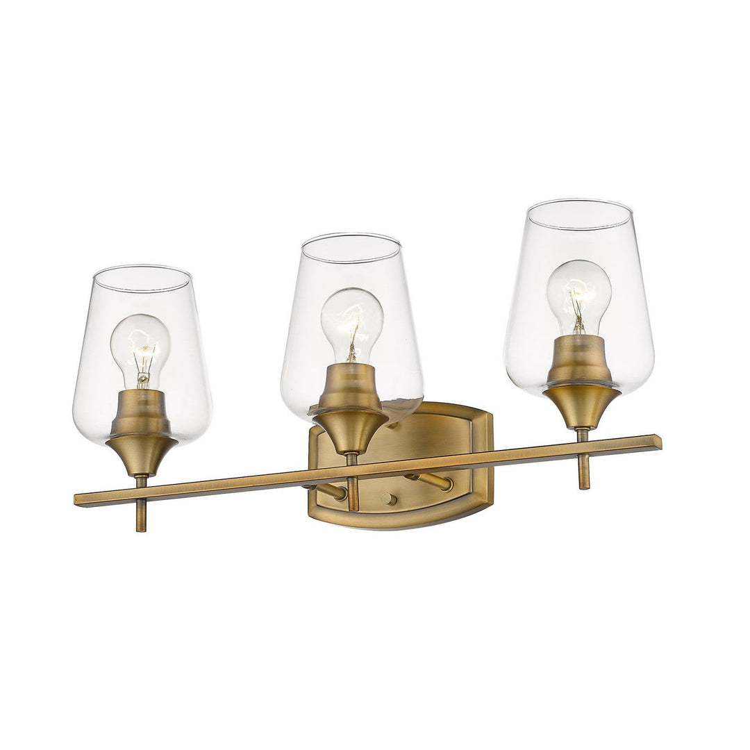Z-Lite Joliet 473-3V-OBR Bath Vanity Light 22 in. wide - Olde Brass