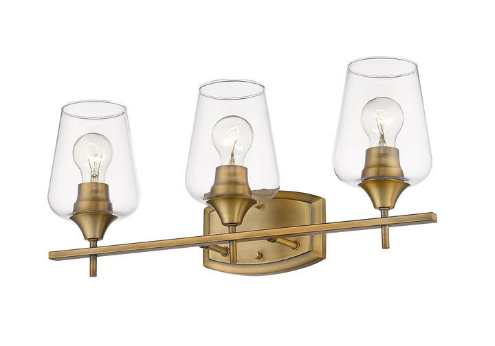 Z-Lite Joliet 473-3V-OBR Bath Vanity Light 22 in. wide - Olde Brass
