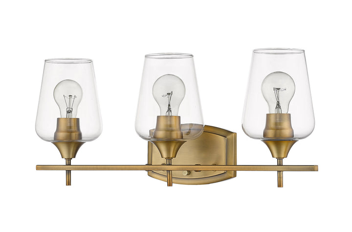 Z-Lite Joliet 473-3V-OBR Bath Vanity Light 22 in. wide - Olde Brass