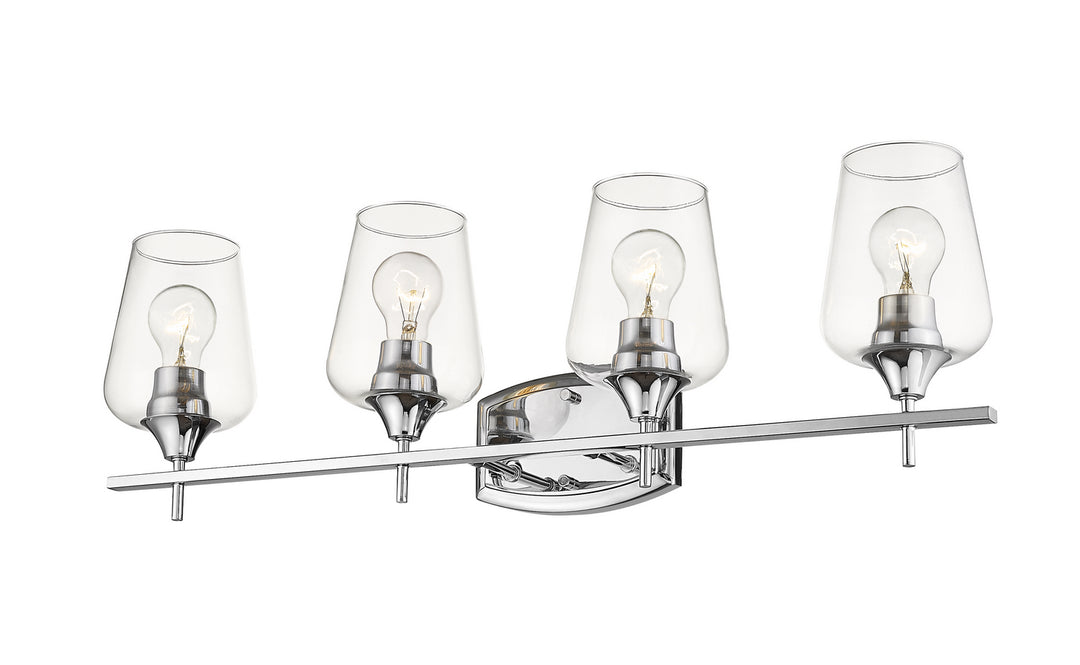 Z-Lite Joliet 473-4V-CH Bath Vanity Light 30 in. wide - Chrome