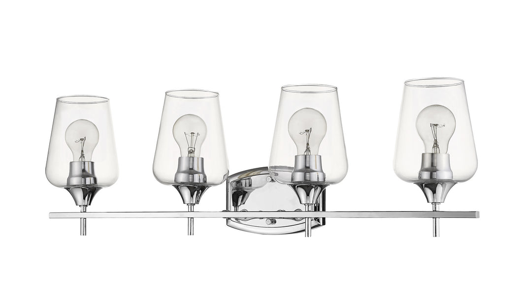 Z-Lite Joliet 473-4V-CH Bath Vanity Light 30 in. wide - Chrome