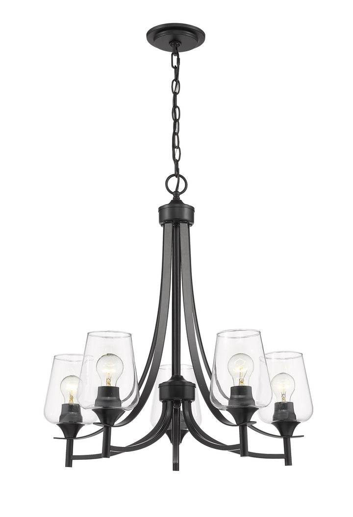 Z-Lite Joliet 473-5MB Chandelier Light - Matte Black