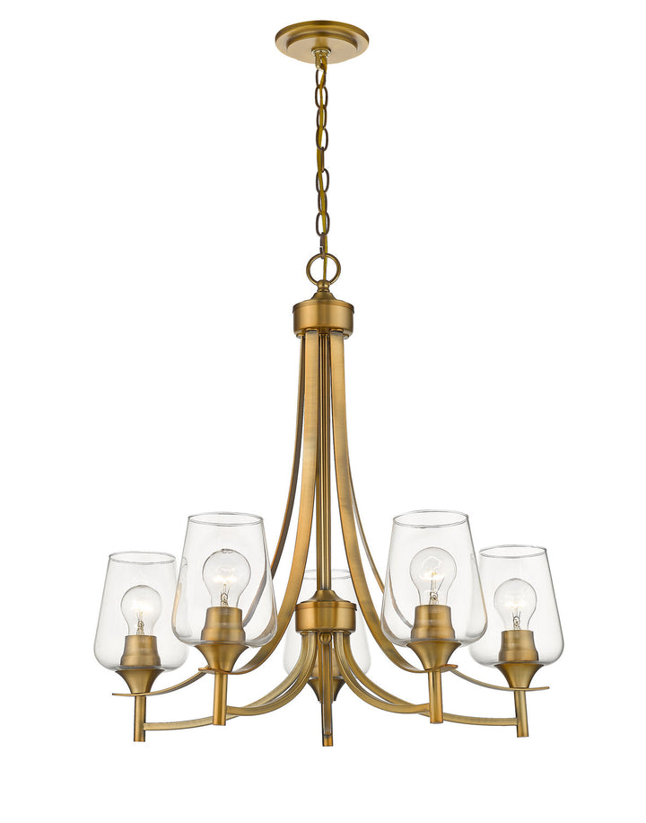 Z-Lite Joliet 473-5OBR Chandelier Light - Olde Brass