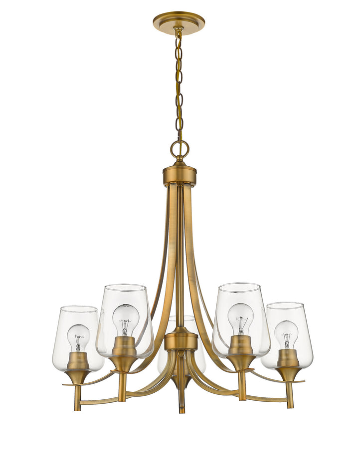 Z-Lite Joliet 473-5OBR Chandelier Light - Olde Brass