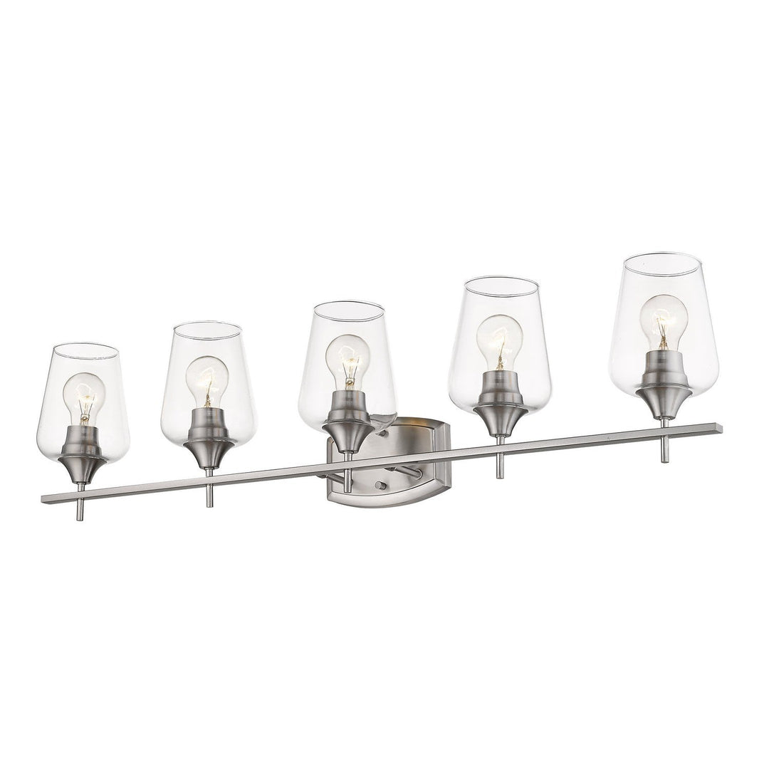Z-Lite Joliet 473-5V-BN Bath Vanity Light 38 in. wide - Brushed Nickel