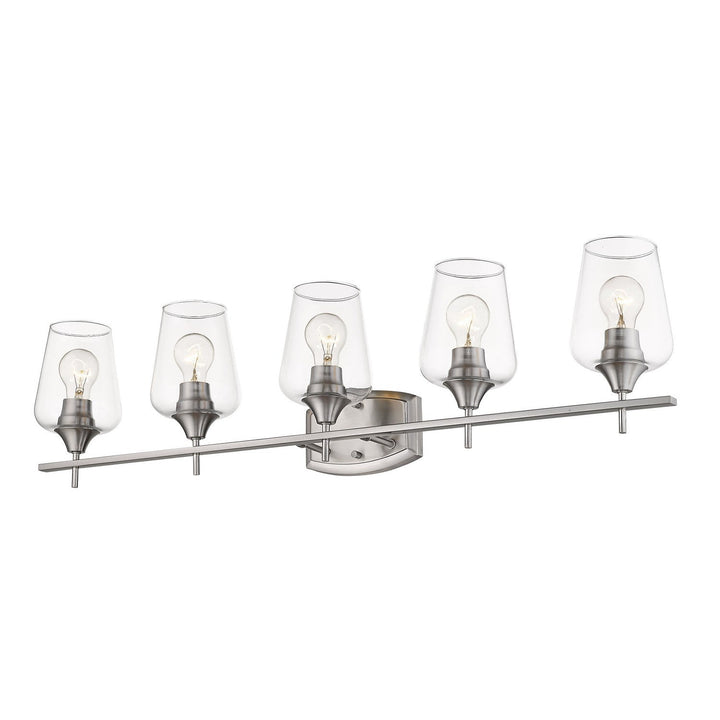 Z-Lite Joliet 473-5V-BN Bath Vanity Light 38 in. wide - Brushed Nickel