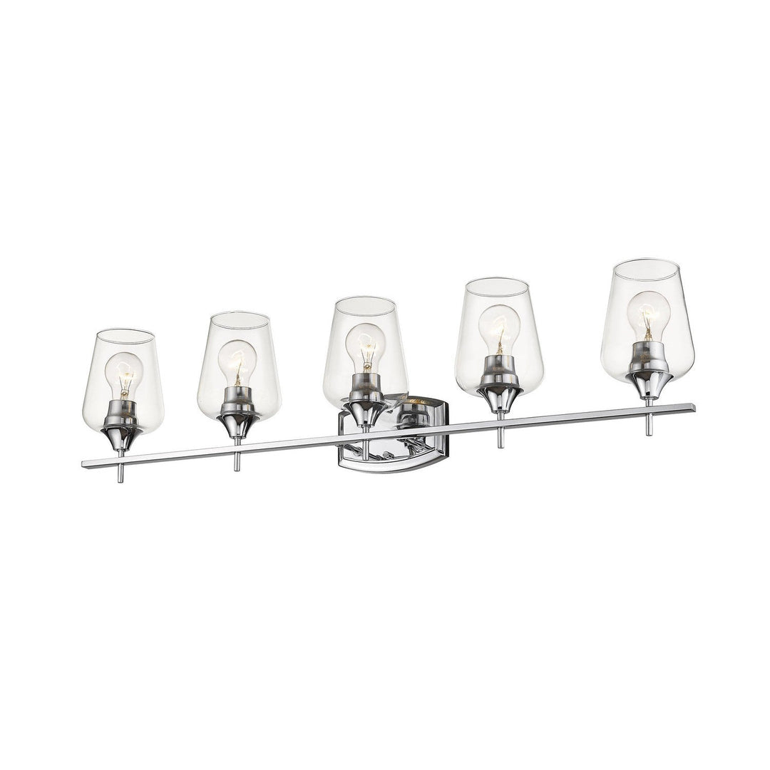 Z-Lite Joliet 473-5V-CH Bath Vanity Light 38 in. wide - Chrome