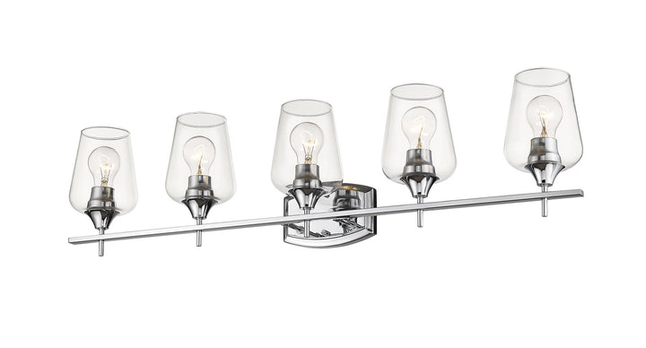 Z-Lite Joliet 473-5V-CH Bath Vanity Light 38 in. wide - Chrome