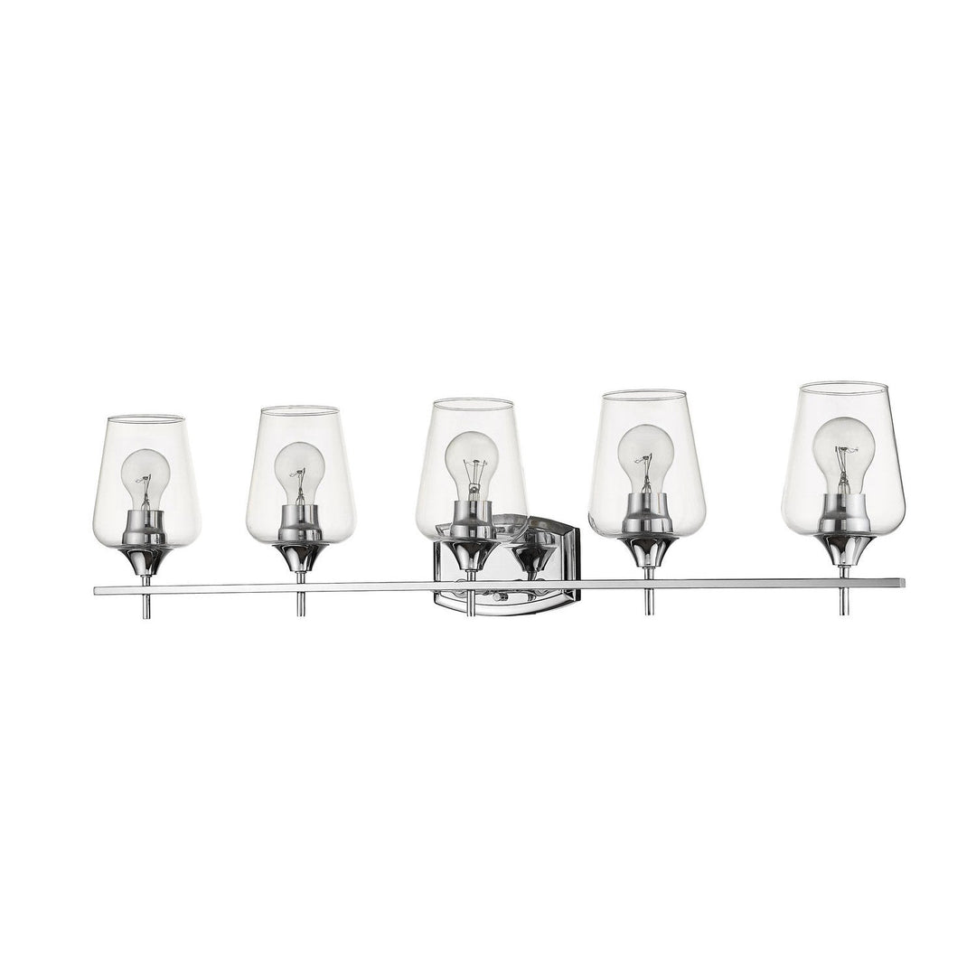 Z-Lite Joliet 473-5V-CH Bath Vanity Light 38 in. wide - Chrome