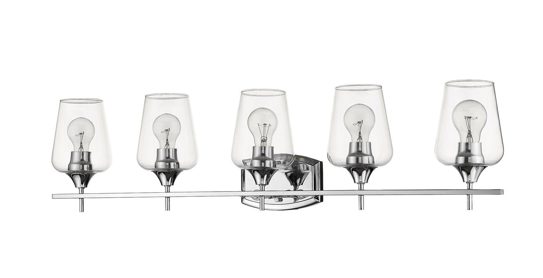 Z-Lite Joliet 473-5V-CH Bath Vanity Light 38 in. wide - Chrome