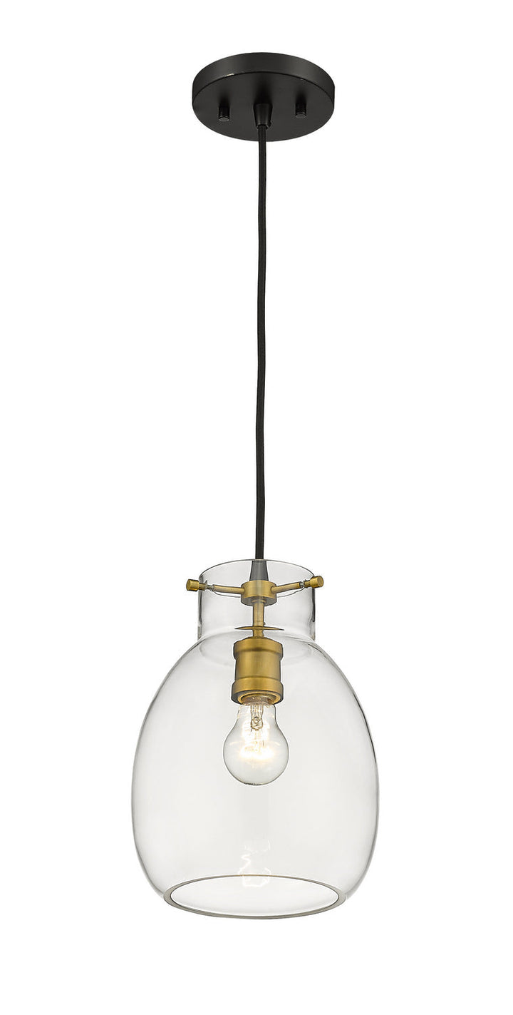 Z-Lite Bella 476MP-MB-OBR Pendant Light - Matte Black / Olde Brass
