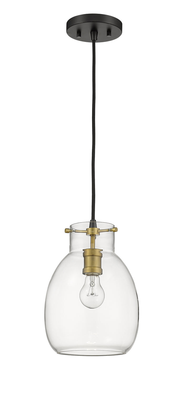 Z-Lite Bella 476MP-MB-OBR Pendant Light - Matte Black / Olde Brass