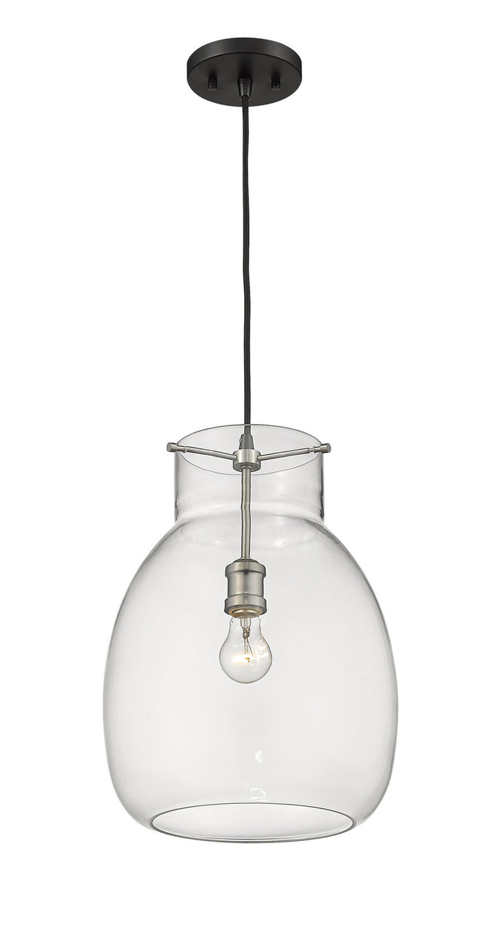 Z-Lite Bella 476P-MB-BN Pendant Light - Matte Black / Brushed Nickel