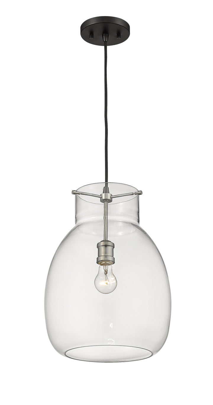Z-Lite Bella 476P-MB-BN Pendant Light - Matte Black / Brushed Nickel