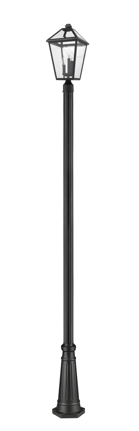 Z-Lite Lighting 579PHBR-519P-BK  Talbot Outdoor Black
