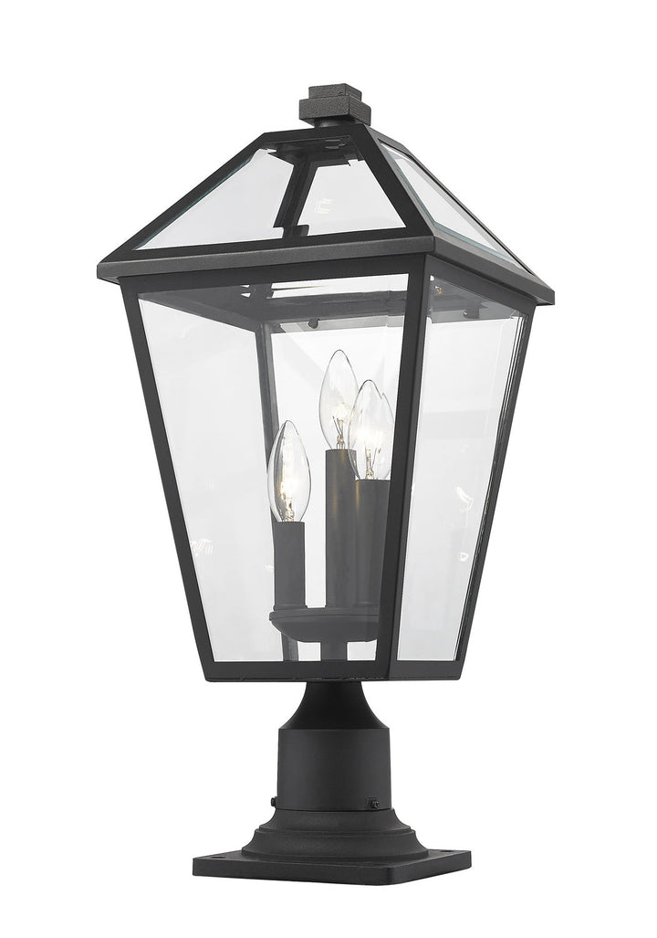 Z-Lite Lighting 579PHBR-533PM-BK  Talbot Outdoor Black