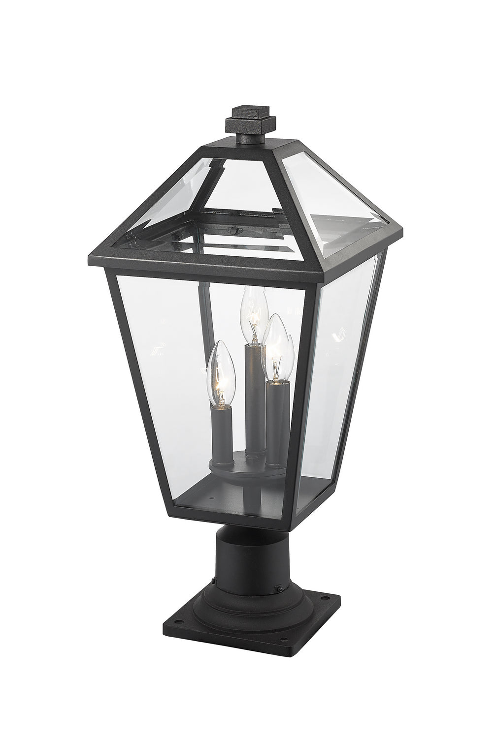 Z-Lite Lighting 579PHBR-533PM-BK  Talbot Outdoor Black