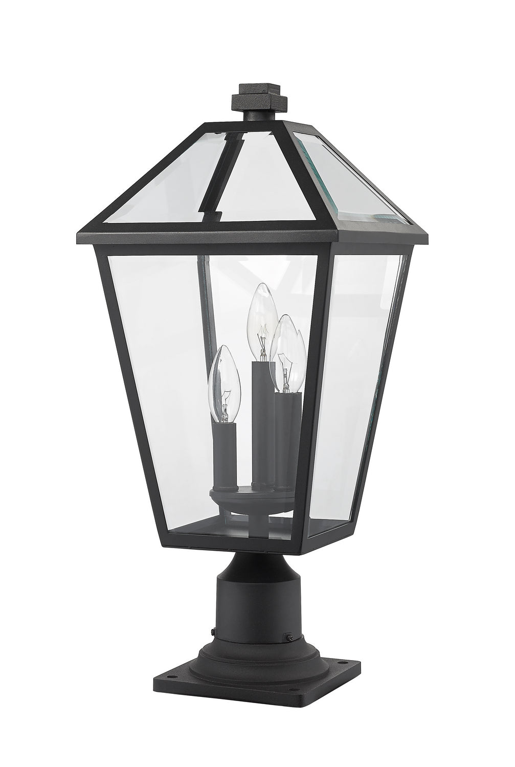 Z-Lite Lighting 579PHBR-533PM-BK  Talbot Outdoor Black