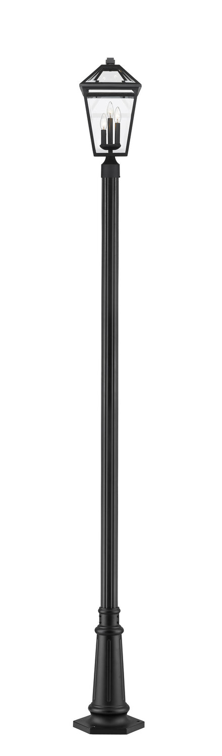 Z-Lite Lighting 579PHBR-557P-BK  Talbot Outdoor Black