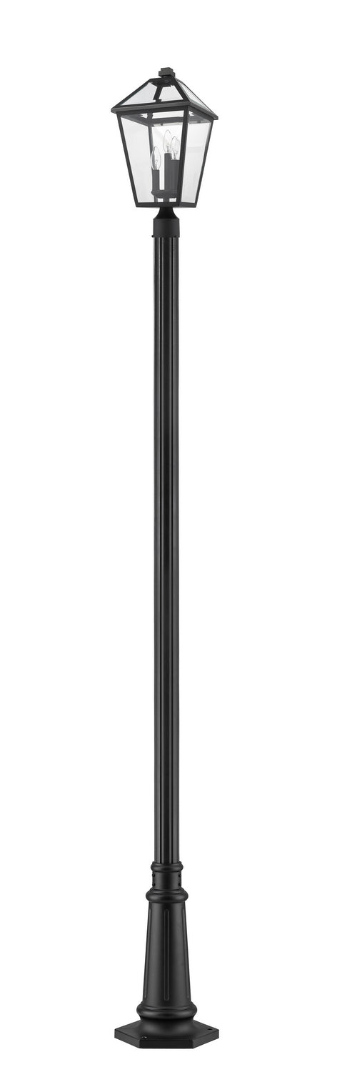 Z-Lite Lighting 579PHBR-557P-BK  Talbot Outdoor Black