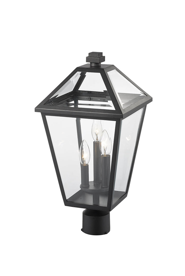 Z-Lite Lighting 579PHBR-BK  Talbot Outdoor Black