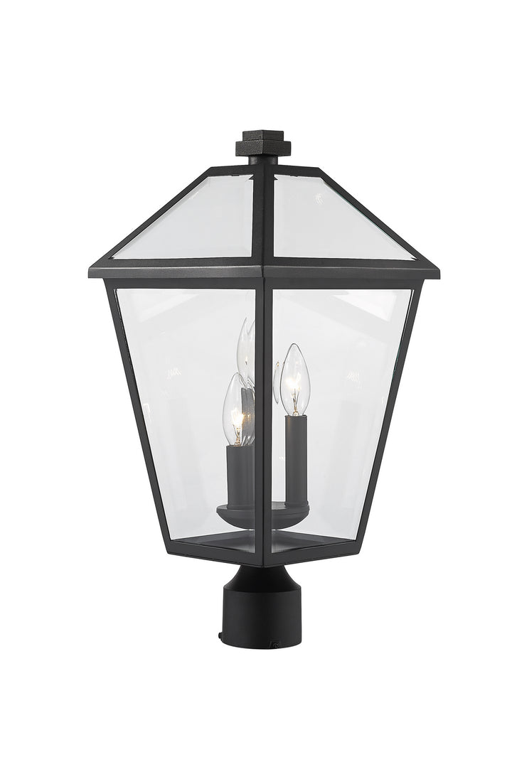 Z-Lite Lighting 579PHBR-BK  Talbot Outdoor Black