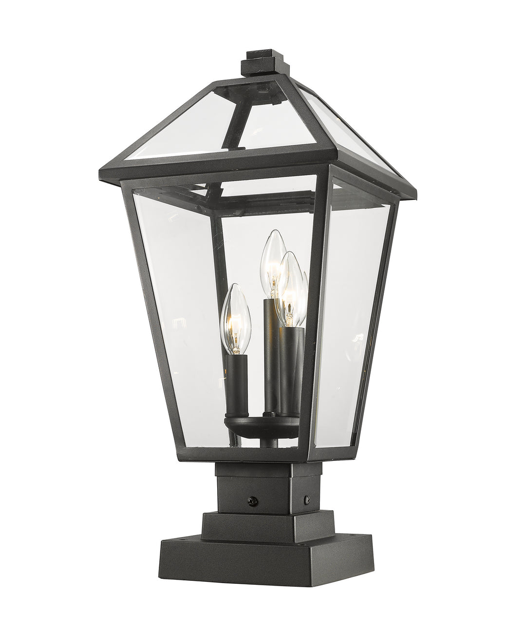 Z-Lite Lighting 579PHBS-SQPM-BK  Talbot Outdoor Black