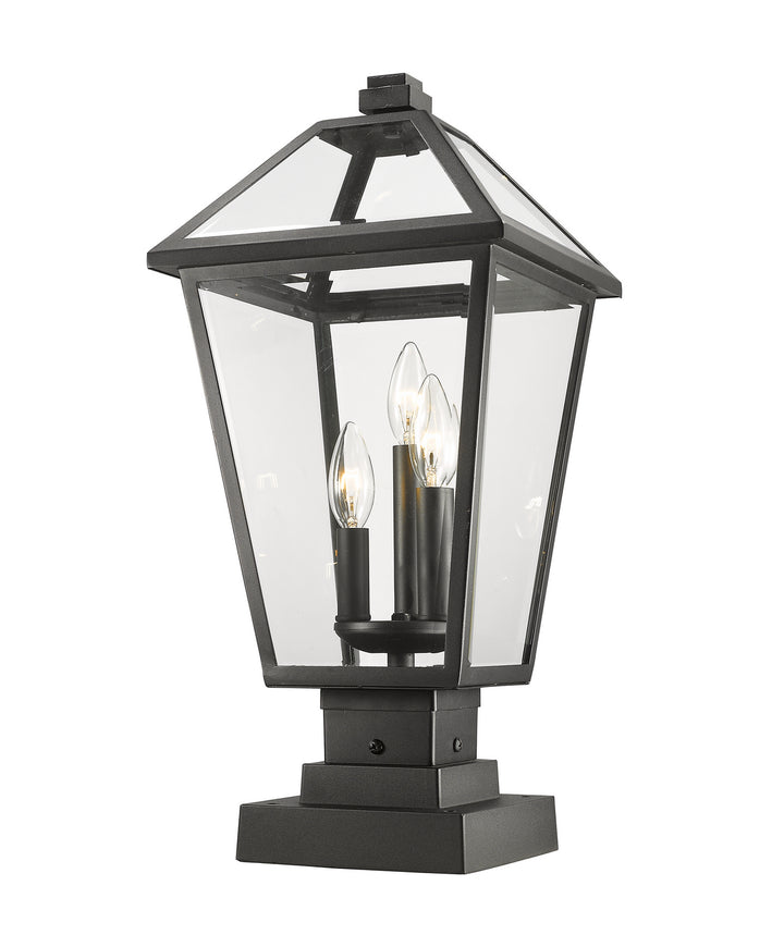 Z-Lite Lighting 579PHBS-SQPM-BK  Talbot Outdoor Black