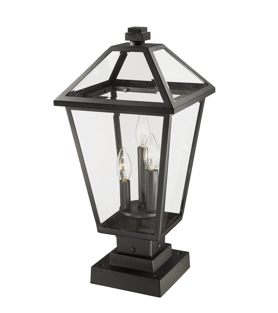 Z-Lite Lighting 579PHBS-SQPM-BK  Talbot Outdoor Black