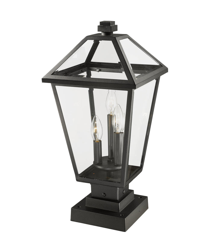 Z-Lite Lighting 579PHBS-SQPM-BK  Talbot Outdoor Black