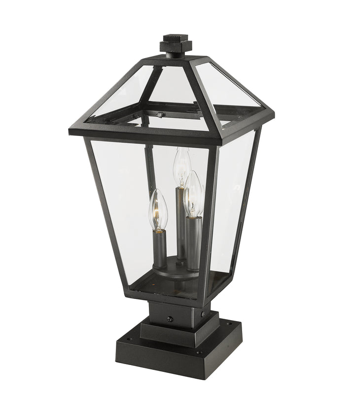 Z-Lite Lighting 579PHBS-SQPM-BK  Talbot Outdoor Black
