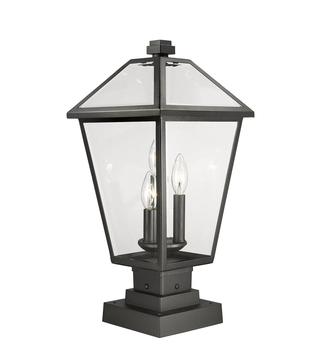Z-Lite Lighting 579PHBS-SQPM-BK  Talbot Outdoor Black