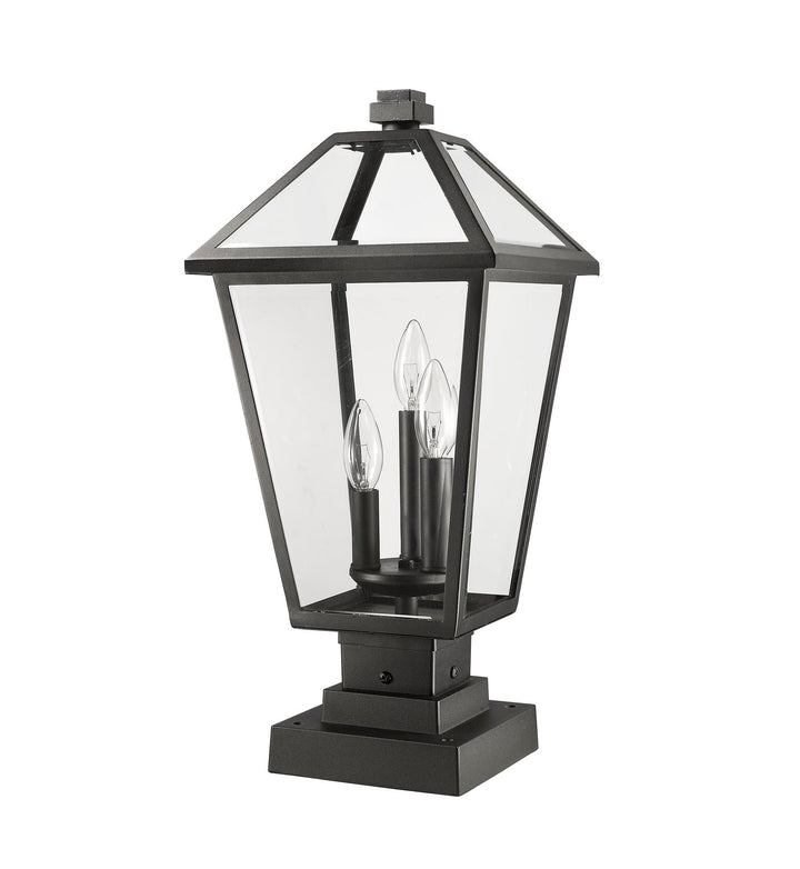 Z-Lite Lighting 579PHBS-SQPM-BK  Talbot Outdoor Black
