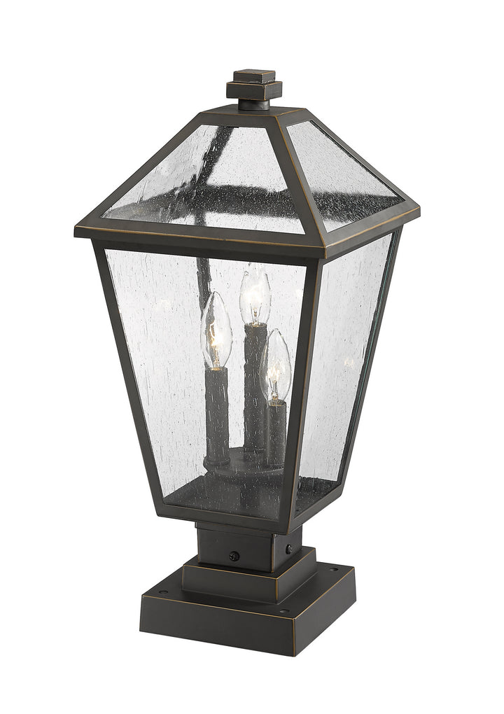 Z-Lite Lighting 579PHBS-SQPM-ORB  Talbot Outdoor Oil Rubbed Bronze