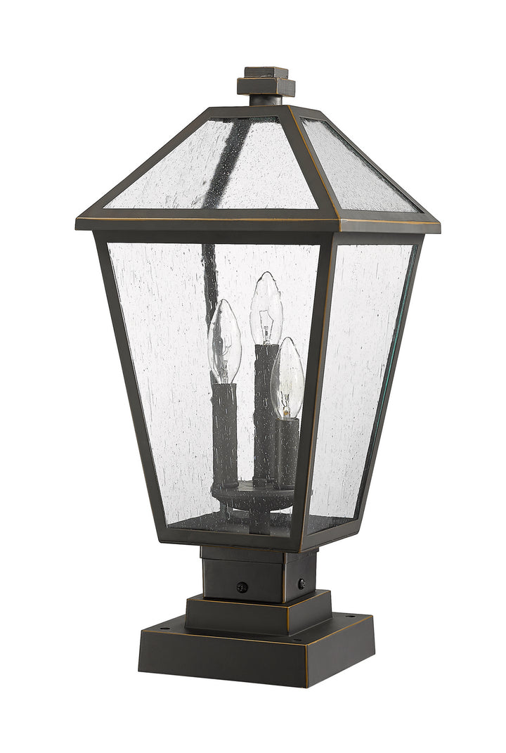 Z-Lite Lighting 579PHBS-SQPM-ORB  Talbot Outdoor Oil Rubbed Bronze