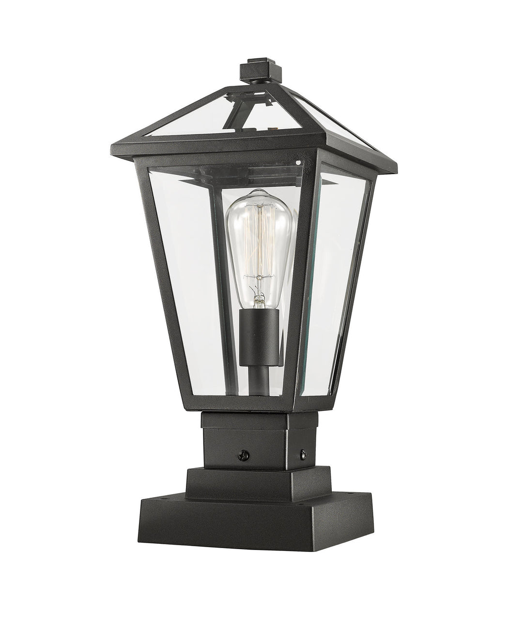 Z-Lite Lighting 579PHMS-SQPM-BK  Talbot Outdoor Black