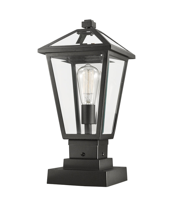 Z-Lite Lighting 579PHMS-SQPM-BK  Talbot Outdoor Black