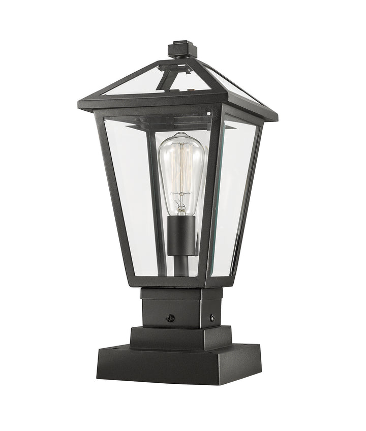 Z-Lite Lighting 579PHMS-SQPM-BK  Talbot Outdoor Black