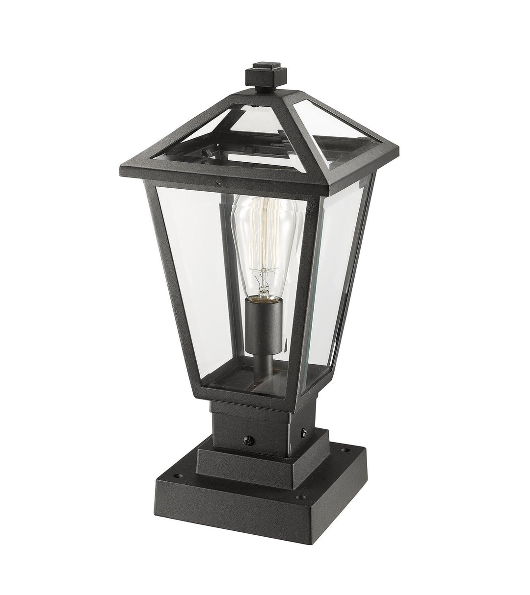 Z-Lite Lighting 579PHMS-SQPM-BK  Talbot Outdoor Black