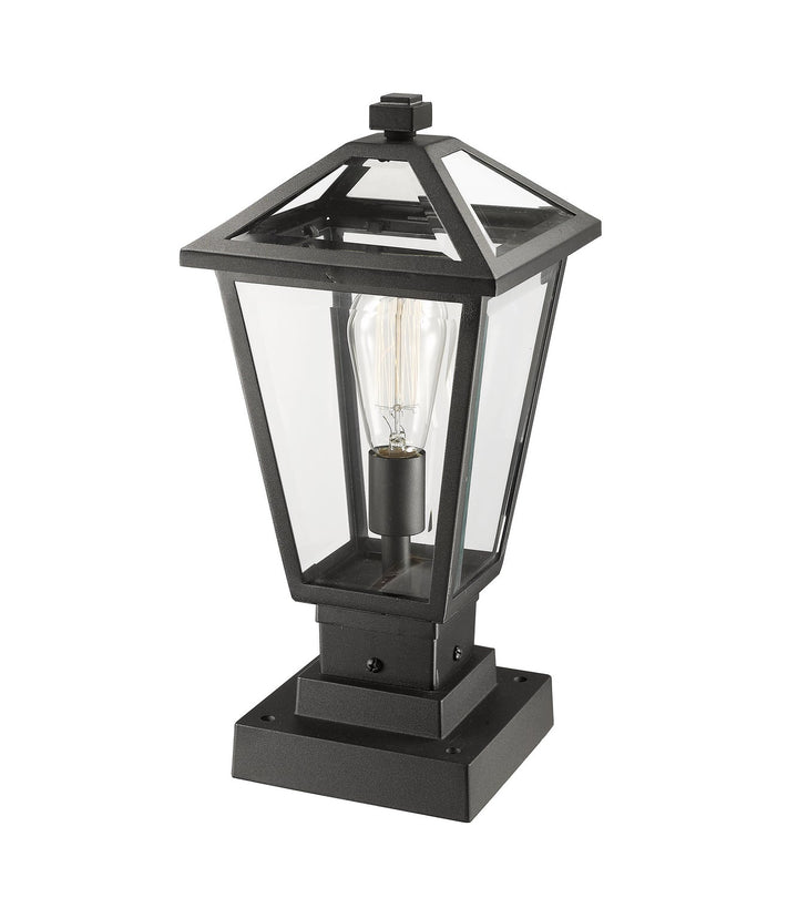 Z-Lite Lighting 579PHMS-SQPM-BK  Talbot Outdoor Black