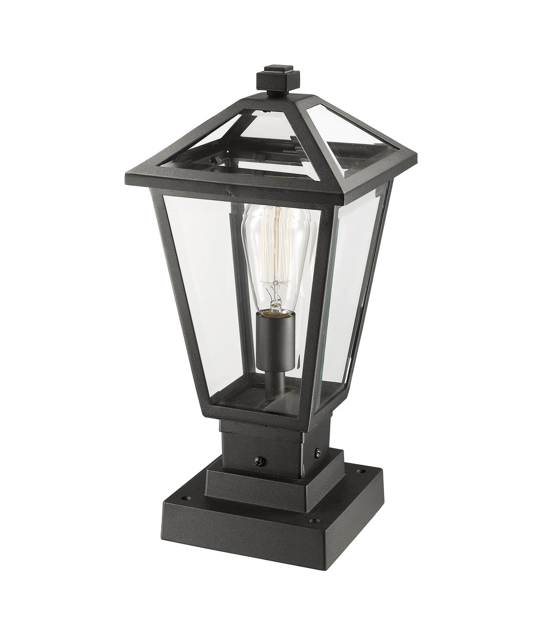 Z-Lite Lighting 579PHMS-SQPM-BK  Talbot Outdoor Black